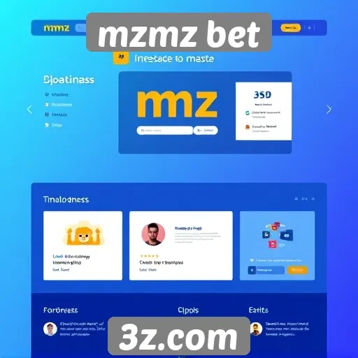 Análise da interface do usuário do site mzmz bet